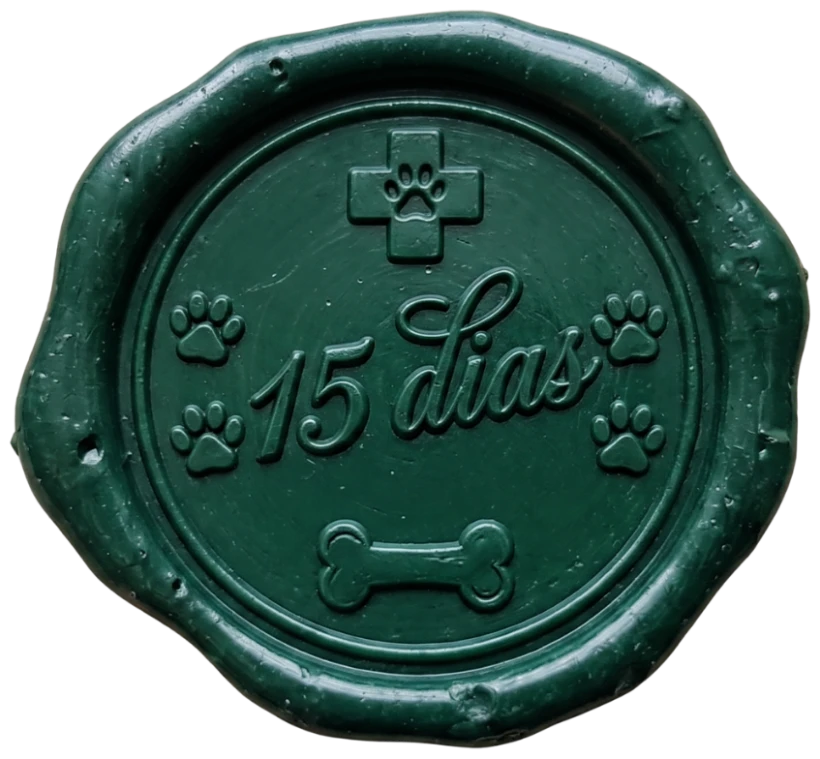 Selo de garantia de 15 dias